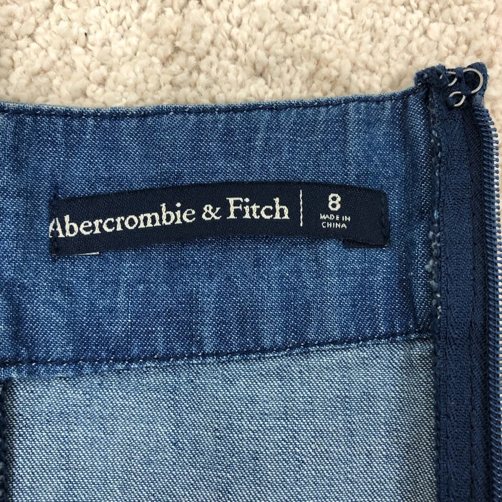 Abercrombie & Fitch Blue Denim Jumpsuit - Picture 7 of 7